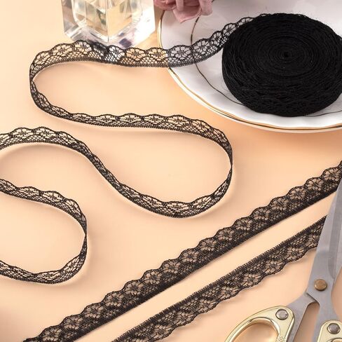 2 Yards Daisy Lace Trim Ribbon, Flower Embroidered Ribbon Roll for Bridal, Daisy Trim Sewing Accessories for Bouquet Packaging Wrapping Wedding Decorations DIY Crafts- White in Kuwait