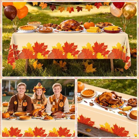 3pcs Birthday Tablecloth, Happy Birthday Decorations Set, Colorful Rainbow Dots Design with Happy Birthday Tablecloth. Waterproof Plastic Table Covers for Boys/Girls Party 54X108inch in Saudi Arabia
