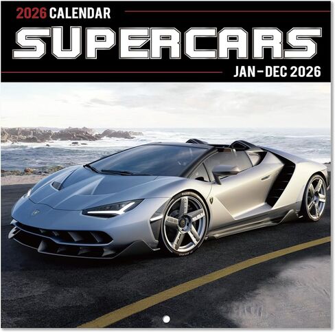 2026 تقويم الحائط - تقويم السيارات 2026 ، تقويم الحائط 2026 من يناير 2026 - ديسمبر 2026 ، تقويم 12 شهرًا 2026 ، 12 "× 24" (مفتوح) ، تقويم السيارات لمحبي السيارات in Saudi Arabia