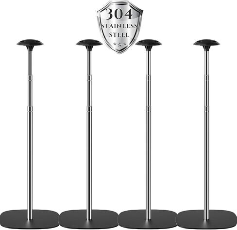 APXL Cover Cover Support Support Support Supports ، ALDEN ALDABLE 304 POLES POBES مع قاعدة سبيكة من الحديد الكامل لللمس الثابتة لجون القوارب القارب القمرية القمرية القمامة بيميني. in Saudi Arabia