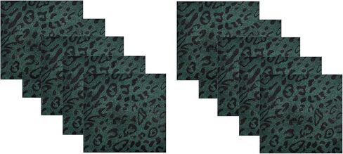 Genuine Cowhide Leather Pieces, Natural Mixed Colors, Decorative Hair-On Hide Squares 15 x 6.5 inch (Pack of 10) in Kuwait