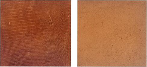 Genuine Cowhide Leather Pieces, Natural Mixed Colors, Decorative Hair-On Hide Squares 15 x 6.5 inch (Pack of 10) in Kuwait