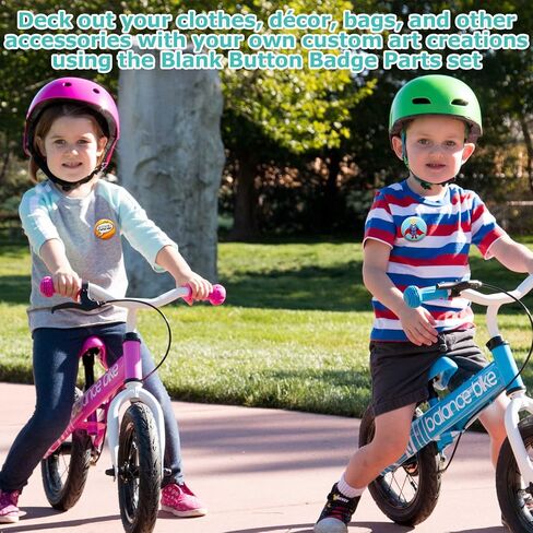 800 Pieces Button Maker Supplies 58mm/2.25 inch Round Badge Button Parts for Button Maker Machine, Includes Blank Pin Back Cover, Metal Cover, Clear Film, Blank Paper in Kuwait