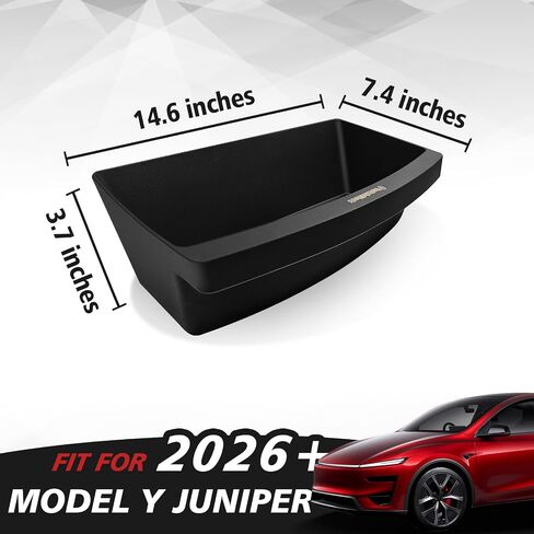 Under Seat Storage Box 2PCS Compatible with 2020-2025 Tesla Model Y Accessories Custom Fit Underseat Organizer Hidden Design Non-slip Underseat Rubbery Bins (NOT for Juniper) in Saudi Arabia