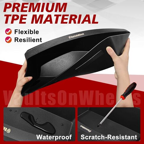Under Seat Storage Box 2PCS Compatible with 2020-2025 Tesla Model Y Accessories Custom Fit Underseat Organizer Hidden Design Non-slip Underseat Rubbery Bins (NOT for Juniper) in Saudi Arabia