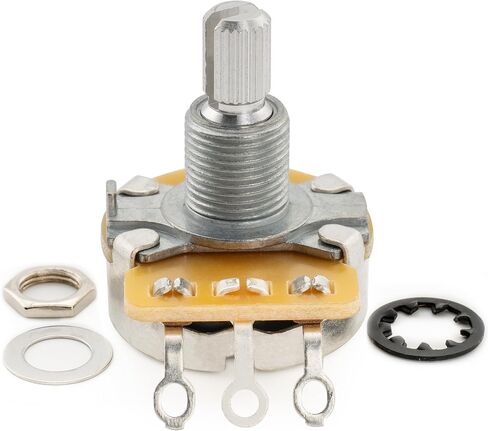 CTS 450 A250K POTS Shoft Shaft 1/4 بوصة 10 ٪ صوتية potentiometers لباس الغيتار الكهربائي (مجموعة من 2) in Saudi Arabia