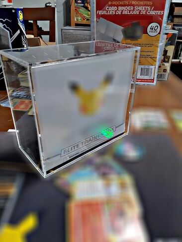 EVORETRO Acrylic Display Case for Pokémon Japanese Booster Boxes – Fits VSTAR Universe, Shiny Star V, VMAX Climax, Tag Team GX All Stars, Shiny Treasure ex – Dustproof Protector Box Holder - Large in Saudi Arabia