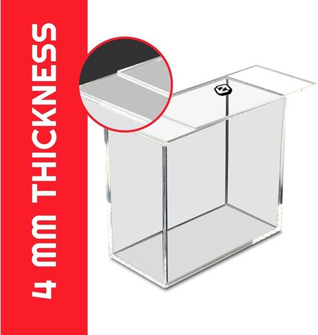 EVORETRO Acrylic Display Case for Pokémon Japanese Booster Boxes – Fits VSTAR Universe, Shiny Star V, VMAX Climax, Tag Team GX All Stars, Shiny Treasure ex – Dustproof Protector Box Holder - Large in Saudi Arabia