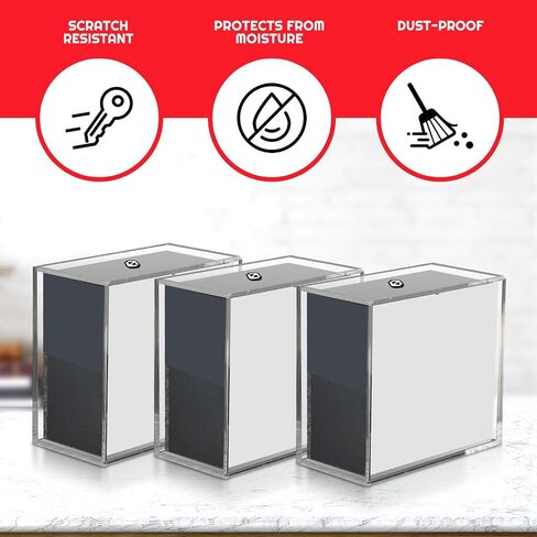 EVORETRO Acrylic Display Case for Pokémon Japanese Booster Boxes – Fits VSTAR Universe, Shiny Star V, VMAX Climax, Tag Team GX All Stars, Shiny Treasure ex – Dustproof Protector Box Holder - Large in Saudi Arabia