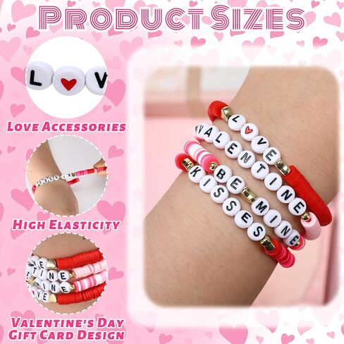Kenning 36 Pcs USA Bracelets Bulk 4th of July Surfer Heishi Bracelets Patriotic Stackable Beaded Red White and Blue Accessories Summer Beach Wristbands Jewelry for Independence Day Party Favors Gifts in Saudi Arabia