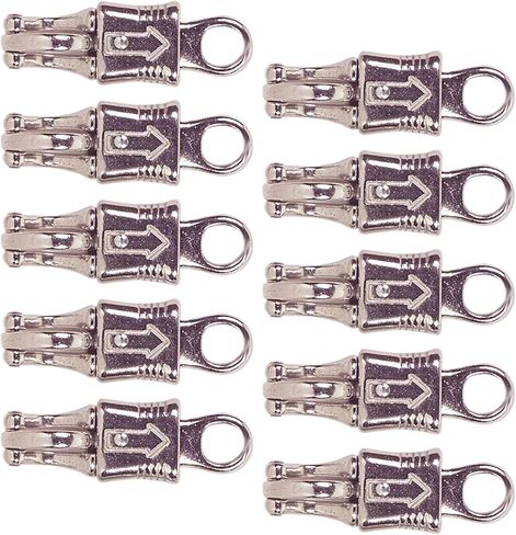 Jeffers Round Eye Brass Panic Snap, 3/4"W x 3-5/8"L, Nickel Plated Quick Release Hook, Round Swivel Eye for Ropes, Leads, Reins, Chains, Tack, Equestrian Equipment, Horse Barn, Stable, 2 Pack in Saudi Arabia