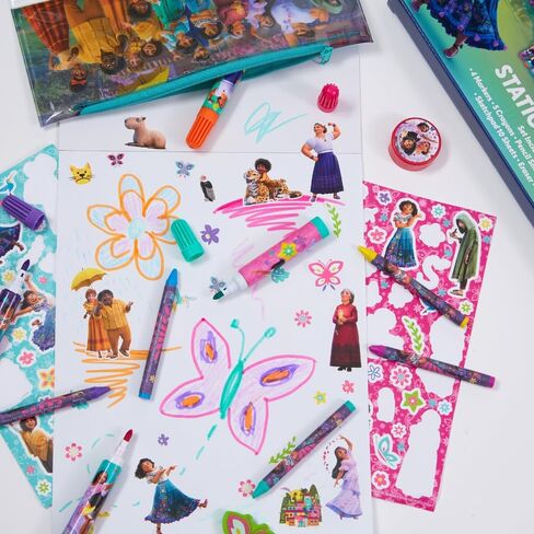 Sonic The Hedgehog Kids Coloring Art and Sticker Set, 30 Pcs. School & Craft Supplies with Pencil Case in Saudi Arabia