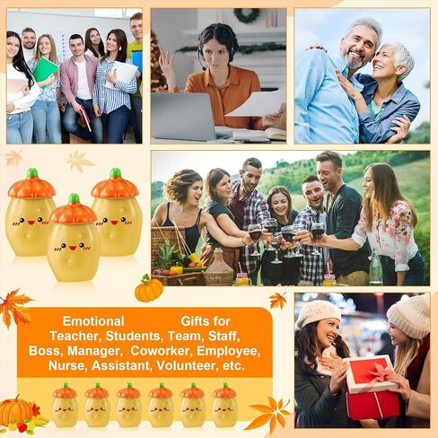 Huwena 60 Set Fall Party Favor Bulk Positive Artificial Fake Resin Acorn Potato Pumpkin with Card Thanksgiving Employee Housekeeping Appreciation Gift for Food Service Coworker Team (Acorn) in Saudi Arabia