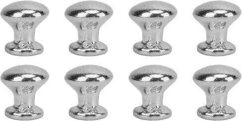 JTLB 8pcs 1:12 Scale Miniature Round Head Pull Handle Metal Simple Dollhouse Door Handle Knobs (Black) in Saudi Arabia