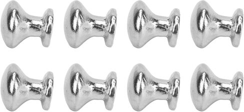 JTLB 8pcs 1:12 Scale Miniature Round Head Pull Handle Metal Simple Dollhouse Door Handle Knobs (Black) in Saudi Arabia