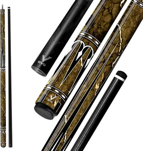 Evo Gemstone Glassfiber Pool Stick ، ​​عصي بركة انحراف منخفضة مع 5/16 * 18 دبوس مفصل وطرف 12.5 مم ، طرف Evo ، protaper الهجين in Saudi Arabia