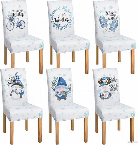 6 Pcs Fall Chair Covers Thanksgiving Stretch Removable Dining Chair Protector Washable Autumn Pumpkin Truck Buffalo Plaid Slipcovers for Dining Room Hotel Party Wedding Holiday Decor in Saudi Arabia