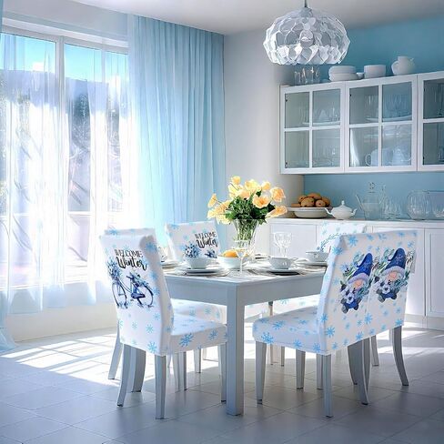 6 Pcs Fall Chair Covers Thanksgiving Stretch Removable Dining Chair Protector Washable Autumn Pumpkin Truck Buffalo Plaid Slipcovers for Dining Room Hotel Party Wedding Holiday Decor in Saudi Arabia