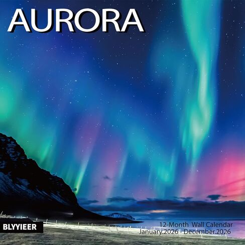 2026 تقويم الحائط ، تقويم الحائط شهري درب التبانة ، 12 "× 24" مفتوح ، منظم تقويم مخطط عائلي مع صور درب التبانة in Kuwait