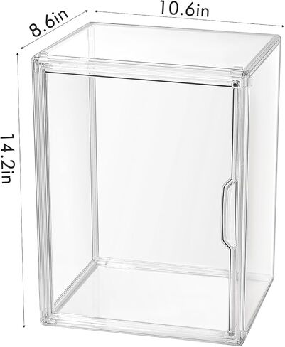 XL Display Case متوافق مع Labubu Pop Mart ، Acrylic Clear Display Box Shelf لـ Pop Mart Labubu Doll ، 1Pack in Kuwait