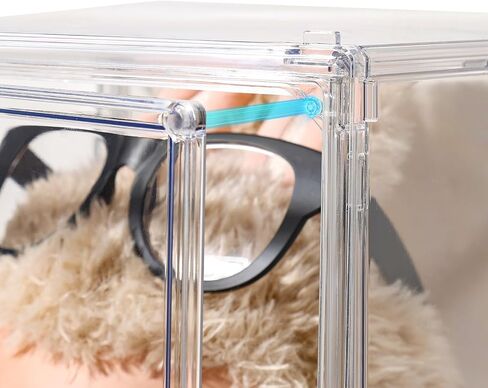 XL Display Case متوافق مع Labubu Pop Mart ، Acrylic Clear Display Box Shelf لـ Pop Mart Labubu Doll ، 1Pack in Kuwait