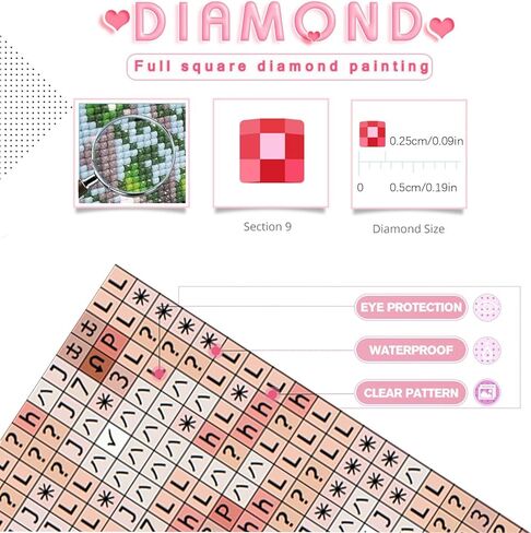 يالكين سكوير 5D مجموعات الطلاء الماس للبالغين ، مجموعة كبيرة من زهور الخزامى الماس أطقم فنية الحفر الكاملة للمبتدئين للمبتدئين ، فن التصوير DIY للديكور المنزلي 40 × 70 سم/15.8x27.6in in Kuwait