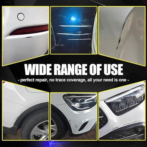 Kikimo for Mercedes-Benz Touch Up Paint (Polar White (149/9149)) ، مجموعة إصلاح الطلاء للسيارات لـ Mercedes-Benz ، 2 في 1 إصلاح الخدوش مع طرف القلم والفرشاة ، مطابقة للألوان لإصلاح سريع وسهل in Saudi Arabia