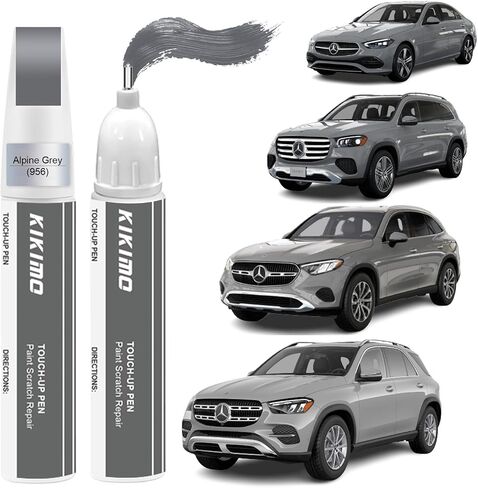 Kikimo for Mercedes-Benz Touch Up Paint (Polar White (149/9149)) ، مجموعة إصلاح الطلاء للسيارات لـ Mercedes-Benz ، 2 في 1 إصلاح الخدوش مع طرف القلم والفرشاة ، مطابقة للألوان لإصلاح سريع وسهل in Saudi Arabia