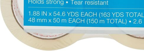 Staples 601376 Heavy Duty Shipping Packing Tape 1.88-Inch X 54.6 Yds Clear 6/Rolls in Kuwait