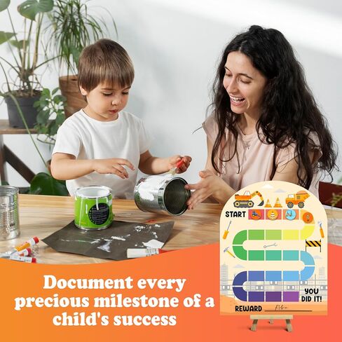 Dinosaur Theme Wooden Reward Chart, Behavior Reward Charts, Incentive Responsibility Chart for Boys Kids Toddlers Chore Homework Good Habits Assignments Attendance, 07 in Saudi Arabia