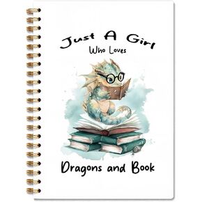 Vintage Rose Floral Spiral Notebooks, Moody Floral Notebook Journal, Books Lovers Journal Diary Writing Gift, Dark Cottagecore Flower Aesthetic Office Supplies Gifts for Women, 5.5x8.3 Inch in Kuwait