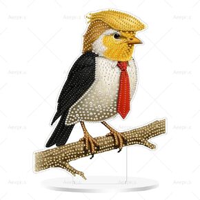 AeePics DIY Diamond Art Tabletop Kit للبالغين ، وأكريليك سطح المكتب Diamonds طقم طقم زخرفة ، وقفا للرسوم الماسي للفنون (بقرة لطيفة) in Kuwait