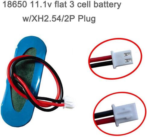 AOLIKES 11.1v 18650 3s1p 2600mAh Rechargeable Li-ion Battery Pack with Connector (1, XH2.54/2Pin) in Kuwait