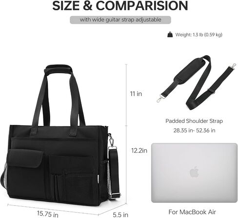 Teacher Tote Bags For Women Work, Large Tote Bags For Women With 20 Pockets Zip Top Utility in Kuwait