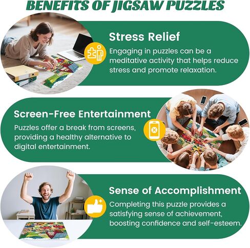 300 قطعة للألغاز للبالغين ، نوم لحاف Cat Jigsaw Puzzle للبالغين الأطفال كبار السن ، قطعة كبيرة قطعة الحيوانات للأطفال الذين تتراوح أعمارهم in Kuwait