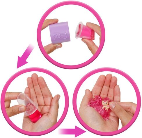 Barbie Party Unboxed Doll & Accessories, Glam Party Series with 10 Surprises Including Color-Change, Pink Sparkle Doll in Saudi Arabia