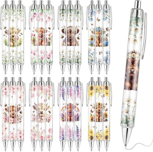 24 PCS London Point Pens ، British تحت عنوان Ballpoort Pens Ink Black Ink في 6 تصميمات مميزة للمدينة ، هدايا التذكارية للمسافرين المراهقين للطلاب in Saudi Arabia