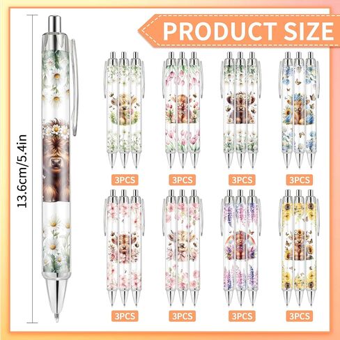 24 PCS London Point Pens ، British تحت عنوان Ballpoort Pens Ink Black Ink في 6 تصميمات مميزة للمدينة ، هدايا التذكارية للمسافرين المراهقين للطلاب in Saudi Arabia