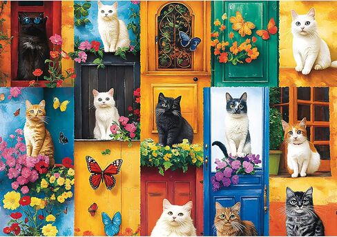 2000 قطعة Jigsaw Puzzle للبالغين - لوح التزلج على الأمواج النابض بالحياة ومشهد Palm Tree Beach - لعبة ألغاز ممتعة وصعبة ، أعمال فنية استوائية ، هدية للبالغين ، ديكور المنزل ، الترفيه العائلي (39 "× 28") in Kuwait