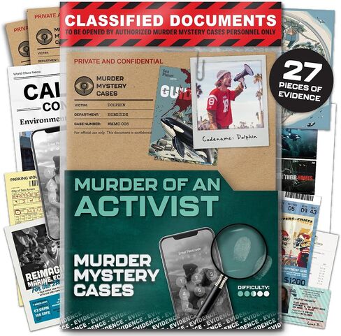 Lucky Egg MMC Death in The Vatican – Thrilling Murder Mystery Games for Adults Behind Vatican Walls – 37 Evidence Pieces, 150 Min Gameplay (4/5 Difficulty) – Cold Case Files Game for 1-10 Players in Kuwait