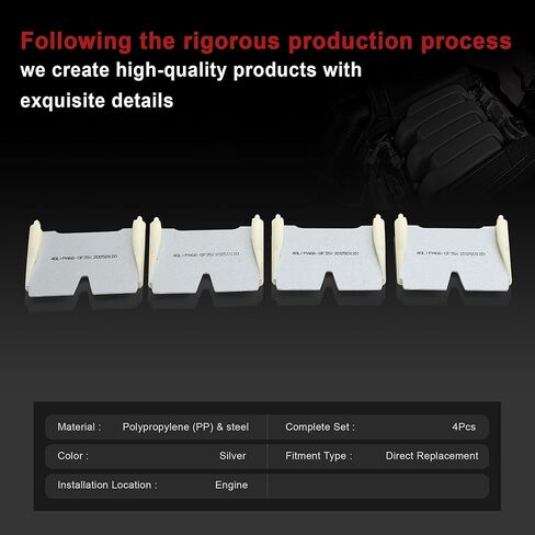 06H103411B Engine Cylinder Head Cover Intake Manifold Partition Replacement For VW Beetle Golf Tiguan Jetta AUDI A4 A5 A6 A8 Q3 Q5 TT 06J103411 (4-PCS) in Saudi Arabia