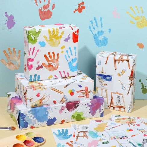 Pineraap 12 Sheets ملاحظات موسيقى الالتفاف ، الملاحظة الموسيقية غلاف غلاف ورق للألوان المائية ورق التعبئة لعشاق الموسيقى عيد ميلاد حفلة استحمام الطفل ، 19.7 × 27.6 بوصة in Saudi Arabia