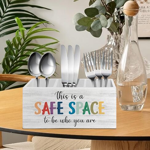 Boho Reading Corner Pen Pencil Holder Organizer for Desk Accessories, Book Lovers Gifts Wooden Box Sign Desk Decor for Reading Room Corner Nook Library Decoration, Book Reader Bookish Gifts in Kuwait