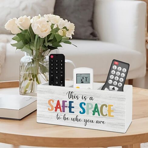 Boho Reading Corner Pen Pencil Holder Organizer for Desk Accessories, Book Lovers Gifts Wooden Box Sign Desk Decor for Reading Room Corner Nook Library Decoration, Book Reader Bookish Gifts in Kuwait