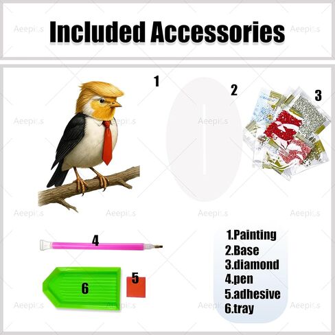 AeePics DIY Diamond Art Tabletop Kit للبالغين ، وأكريليك سطح المكتب Diamonds طقم طقم زخرفة ، وقفا للرسوم الماسي للفنون (بقرة لطيفة) in Kuwait