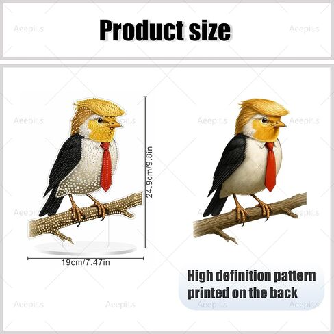 AeePics DIY Diamond Art Tabletop Kit للبالغين ، وأكريليك سطح المكتب Diamonds طقم طقم زخرفة ، وقفا للرسوم الماسي للفنون (بقرة لطيفة) in Kuwait