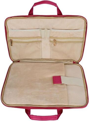 Sandy Lisa 14 Inch Laptop Sleeve, Chevron Printed Protective Case with Buttery Soft Anti-Scratch Lining in Saudi Arabia
