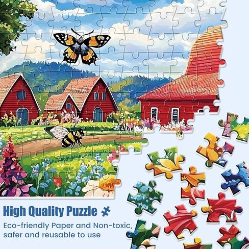 1000 قطعة لغز للبالغين ، ألغاز مشهد حديقة جميلة ، الطيور والزهور الألغاز Jigsaw 1000 قطعة ، لغز المناظر الطبيعية الممتعة للبالغين كبار السن ، تحدي لعبة العائلة فكرة هدية رائعة ، 28*20 في in Kuwait