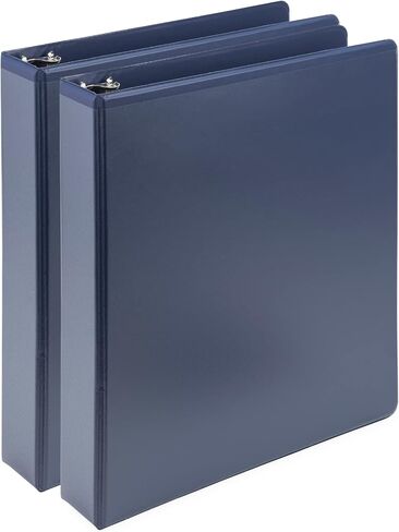 Samsill Plant-Based 3 Inch Durable D-Ring, Made in USA, View Binder, Eco-Friendly, USDA Certified Biobased, Single, Indigo in Saudi Arabia
