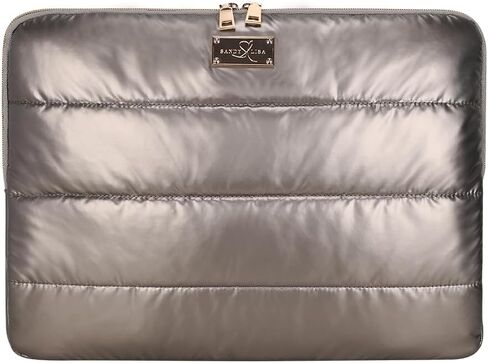 14 Inch Laptop Sleeve, Chevron Printed Protective Case with Buttery Soft Anti-Scratch Lining in Saudi Arabia